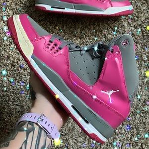 pink jordan’s